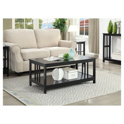 Mission Coffee Table - Breighton Home White 4 Mission Coffee Table - Breighton Home White - Image 2