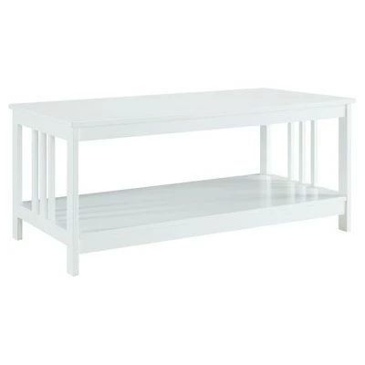 Mission Coffee Table - Breighton Home White 7 Mission Coffee Table - Breighton Home White - Image 5