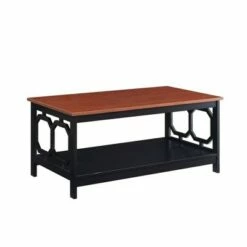 Breighton Home Omega Coffee Table - Johar Furniture Cherry Red/black -Coffee Tables Elegant store unnamed file 1057