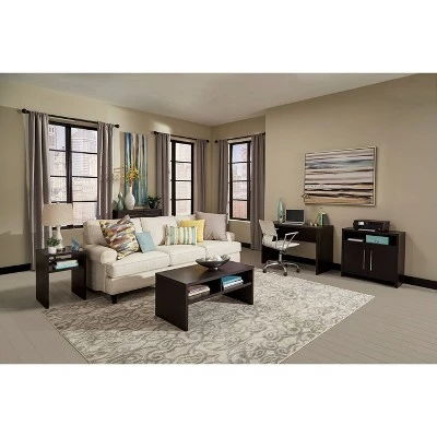 Storage Furniture Coffee Table - Black Walnut-ClosetMaid 4 Storage Furniture Coffee Table - Black Walnut-ClosetMaid - Image 2