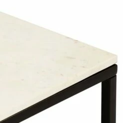 vidaXL Coffee Table Real Stone with Marble Texture -Coffee Tables Elegant store unnamed file 1091