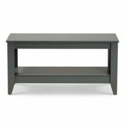 Elada Wood Coffee Table Gray - Baxton Studio