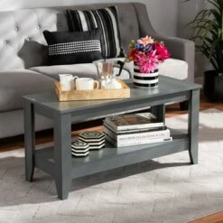 Elada Wood Coffee Table Gray - Baxton Studio 10 Elada Wood Coffee Table Gray - Baxton Studio -Coffee Tables Elegant store unnamed file 1096