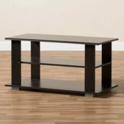Joliette Modern and Contemporary Finished Coffee Table Dark Brown - Baxton Studio -Coffee Tables Elegant store unnamed file 1108