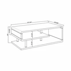 Clive Coffee Table Winter White - HOMES: Inside + Out -Coffee Tables Elegant store unnamed file 1118