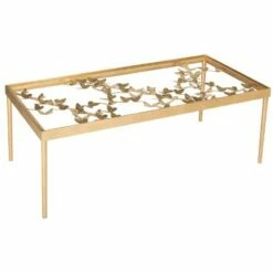 Rosalia Butterfly Coffee Table - Antique Gold Leaf - Safavieh -Coffee Tables Elegant store unnamed file 1143