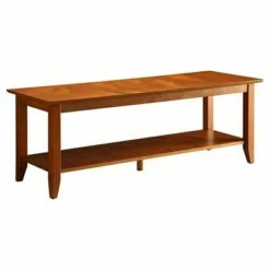 Breighton Home American Heritage Coffee Table with Shelf - Convenience Concepts -Coffee Tables Elegant store unnamed file 1165