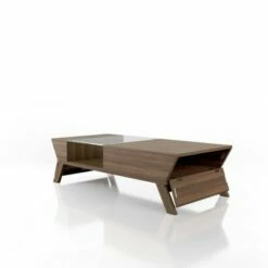 Kathryne Modern Flip Down Cabinet Coffee Table - HOMES: Inside + Out Brown -Coffee Tables Elegant store unnamed file 1210