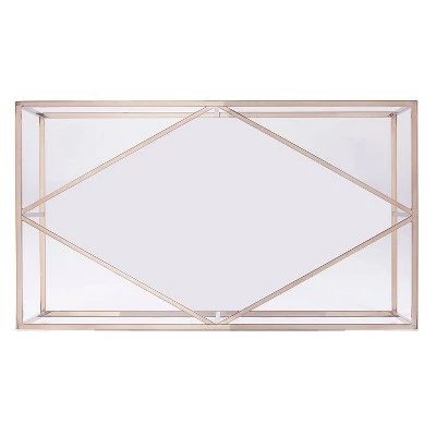 Nicholas Contemporary Glass Top Cocktail Table Champagne - Aiden Lane 5 Nicholas Contemporary Glass Top Cocktail Table Champagne - Aiden Lane - Image 3