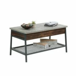 Market Commons Lift Top Coffee Table Walnut - Sauder -Coffee Tables Elegant store unnamed file 1221