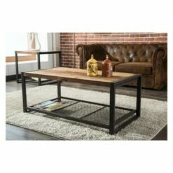 Soho 44" Coffee Table Reclaimed Brown - Crawford & Burke