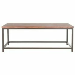 Alec Coffee Table White/Brown - Safavieh -Coffee Tables Elegant store unnamed file 1253