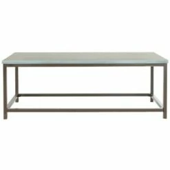 Alec Coffee Table White/Brown - Safavieh -Coffee Tables Elegant store unnamed file 1255