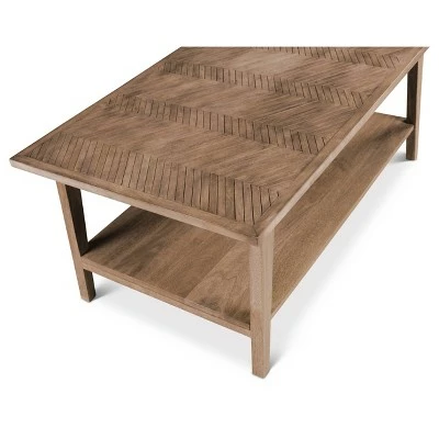 Milani Rectangle Cocktail Table Natural - Steve Silver Co. 4 Milani Rectangle Cocktail Table Natural - Steve Silver Co. - Image 2