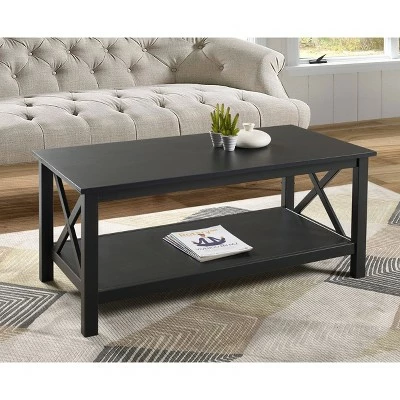 Davis Coffee Table - Linon Driftwood 6 Davis Coffee Table - Linon Driftwood - Image 4