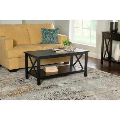 Davis Coffee Table - Linon Driftwood 7 Davis Coffee Table - Linon Driftwood - Image 5
