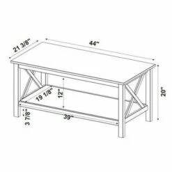 Davis Coffee Table - Linon Driftwood 20 Davis Coffee Table - Linon Driftwood -Coffee Tables Elegant store unnamed file 1294