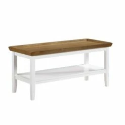 Ledgewood Coffee Table - Breighton Home Driftwood Top/white Frame -Coffee Tables Elegant store unnamed file 1340