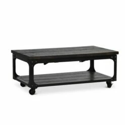 Steve Silver Co. Sherlock Lift Top Cocktail Table with Casters Antiqued Tobacco - Steve Silver