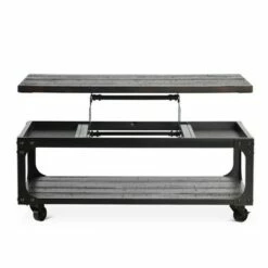 Steve Silver Co. Sherlock Lift Top Cocktail Table with Casters Antiqued Tobacco - Steve Silver -Coffee Tables Elegant store unnamed file 1344