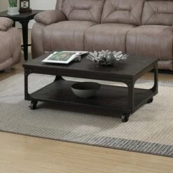 Steve Silver Co. Sherlock Lift Top Cocktail Table with Casters Antiqued Tobacco - Steve Silver -Coffee Tables Elegant store unnamed file 1345