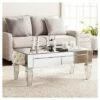 Darla Contemporary Mirrored Rectangular Cocktail Table - Mirrored - Aiden Lane -Coffee Tables Elegant store unnamed file 1348