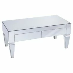 Darla Contemporary Mirrored Rectangular Cocktail Table - Mirrored - Aiden Lane -Coffee Tables Elegant store unnamed file 1351