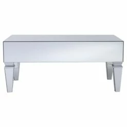 Darla Contemporary Mirrored Rectangular Cocktail Table - Mirrored - Aiden Lane -Coffee Tables Elegant store unnamed file 1354