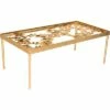 Otto Ginkgo Leaf Coffee Table - Gold/Glass - Safavieh -Coffee Tables Elegant store unnamed file 1368