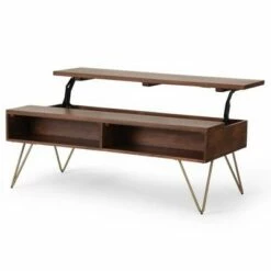 48" Moreno Solid Mango Wood Coffee Table - WyndenHall Umber Brown -Coffee Tables Elegant store unnamed file 139