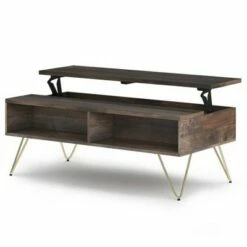 48" Moreno Solid Mango Wood Coffee Table - WyndenHall Umber Brown -Coffee Tables Elegant store unnamed file 141