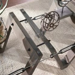 Vicar Reclaimed Wood Cocktail Table Brown/Black - Aiden Lane