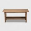Reese Rectangular Wood Coffee Table Brown - Baxton Studio -Coffee Tables Elegant store unnamed file 1442