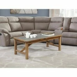 Carly Rustic Coffee Table Brown - Linon -Coffee Tables Elegant store unnamed file 1453