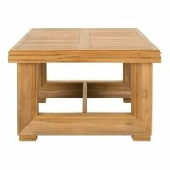 Montford Teak Coffee Table Teak/Beige - Safavieh -Coffee Tables Elegant store unnamed file 1461