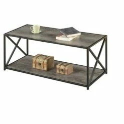 Tucson Coffee Table Weathered Gray - Breighton Home