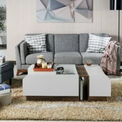 Tammers Coffee Table White - HOMES: Inside + Out