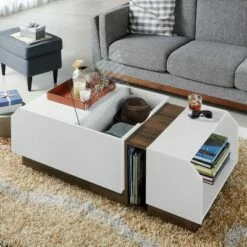 Tammers Coffee Table White - HOMES: Inside + Out -Coffee Tables Elegant store unnamed file 1485