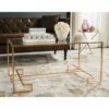 Burton Coffee Table - Gold/Glass - Safavieh -Coffee Tables Elegant store unnamed file 1489