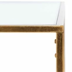 Burton Coffee Table - Gold/Glass - Safavieh -Coffee Tables Elegant store unnamed file 1493