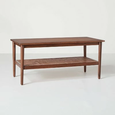 Hearth & Hand W/Magnolia Furniture Wood & Cane Coffee Table - Hearth & Hand™ with Magnolia Brown 9 Hearth & Hand W/Magnolia Furniture Wood & Cane Coffee Table - Hearth & Hand™ with Magnolia Brown - Image 8