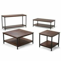 48" Rhonda Solid Mango Wood Coffee Table Dark Cognac Brown - WyndenHall -Coffee Tables Elegant store unnamed file 1534