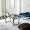 Montrelle Glass Coffee Table Clear - Safavieh