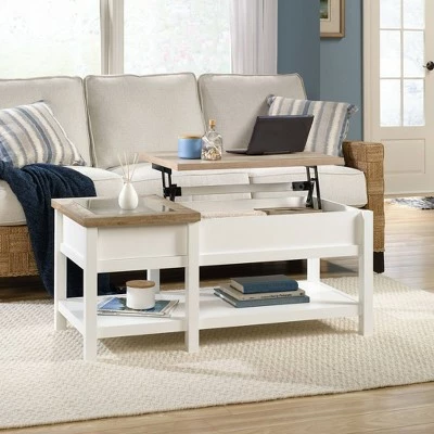 Cottage Road Lift Top Coffee Table Soft White - Sauder 4 Cottage Road Lift Top Coffee Table Soft White - Sauder - Image 2
