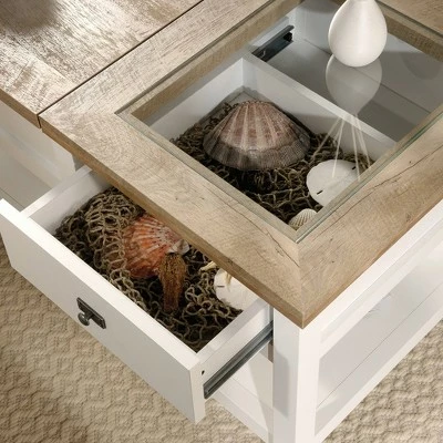 Cottage Road Lift Top Coffee Table Soft White - Sauder 5 Cottage Road Lift Top Coffee Table Soft White - Sauder - Image 3