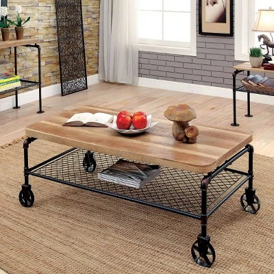 Caden Coffee Table Antique Black - HOMES: Inside + Out 3 Caden Coffee Table Antique Black - HOMES: Inside + Out