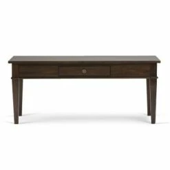 44" Sterling Solid Wood Coffee Table Tobacco Brown - WyndenHall -Coffee Tables Elegant store unnamed file 1560