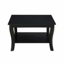 American Heritage Square Coffee Table with Shelf - Breighton Home Dark Gray -Coffee Tables Elegant store unnamed file 1567