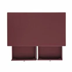 Whitley 2 Drawer Coffee Table Merlot - Linon -Coffee Tables Elegant store unnamed file 1580