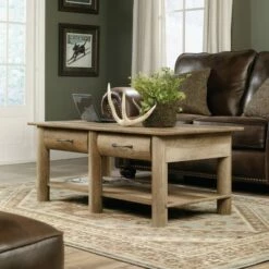 Boone Mountain Coffee Table Craftsman Light Brown - Sauder